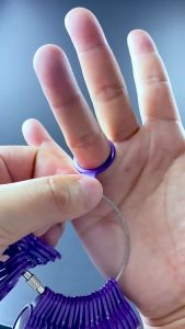 Ring Sizer Ring Mandrel Stick Finger Gauge Ring Size Measurement Tool Measure Measuring Jewelry