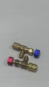 R410a R22 Air Conditioning Adapter and Liquid Safety Valve for Efficient External Thread Integration