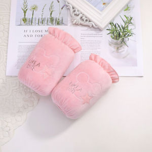 Tay Áo Nhung Ngắn Chống Bụi Bẩn Miệng Đàn Hồi Đồ Dùng Vệ Sinh Nhà Cửa Hoạt Hình Dễ Thương Bảo Vệ Tay Áo Dụng Cụ Vệ Sinh Sàn