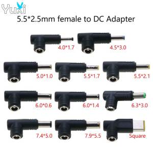 YuXi 240W DC Power Adapter Connector 5.5*2.5mm Female to 7.4*5.0 4.5*3.0 Laptop Power Supply Converter For Lenovo HP Dell