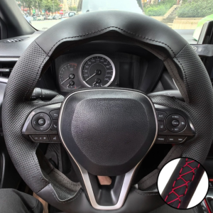 Braid Perforated Artificial Leather 2019-2022 Camry 2018-2022 Avalon 2019-2022 Steering Corolla  Wheel Cover For Toyota RAV4