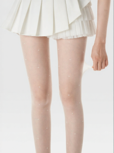 PRIMEET | Dotted Sheer Fall-resistant Thigh-high Stockings
