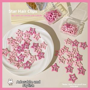 PINK EMPRESS | Colorful Star Hair Clip Five-pointed Shape Dopamine Style Fringe Holder