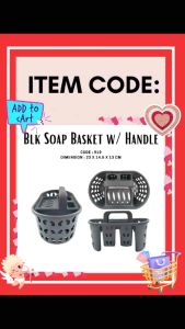 Happyware Soap Basket Black 919