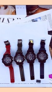 Jam Tangan Sport Pria Analog Kekinian Tali Karet Quartz 100% Realpict