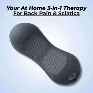3-in-1 Shiatsu Back Massager for Bed Portable Deep Tissue Pain Relief for Shoulder Lower Back And Waist
