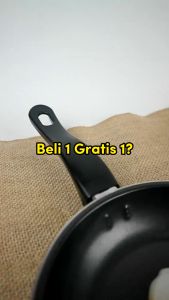 Maspion Teflon Frypan Set Hitam 2in1 18cm dan 23cm Wajan Penggorengan Anti Lengket