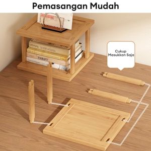 Meja Rak Buku /Rak Penyimpanan Desktop/Dudukan Tampilan Desktop/Rak Susun Rak Minimalis