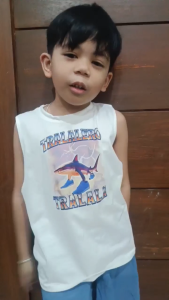 (COD) 100%COTTON Tshirt Casual for kids 0-12yrs old boys and girls Durable and affordable with high quality and long lasting prints BRAINROT or tung tung sahur/tralalero tralala Designs lowest cheap price in the market