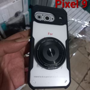Hardcase Magsafe Google Pxel 9 Pixel 9 Pro pixel 9 Pro XL pixel 9A ga Ring wireless charging Magnetik Shockproof Hybrid 360 Rotary Bunyi Tik Tik