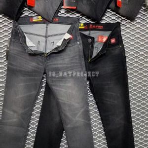 Celana Pria Keren Polos Cakar // Black Baron Polos Cakar Ripped Jeans // Celana Jeans Sobek Korean Style // Celana Jeans Panjang Sobek Pria