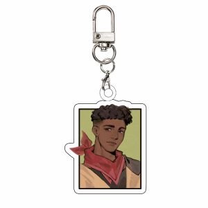 Bandai | for Popular Game Fields of Mistria Balor Eiland Reina Hayden Adeline Acrylic Keychain Ornament Backpack Pendant Festival Gift