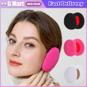 1Pair Bandless Ear Muffs Winter Thick Warm Fleece Ear Muffs Ear Covers Women Men Outdoor Cold Weather Windproof Ear Warmer