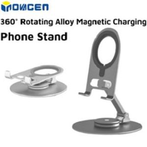 INOVAGEN 360° Rotation Phone Holder Stand Compatiable With Magsafe Wireless ChargerAluminium Alloy Desk Phone Stand