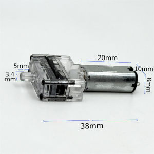 M30 Mini Micro Air Pump Single Hole DC 3V Transparent Precision Oxygen Pump DIY Inflator Accessory