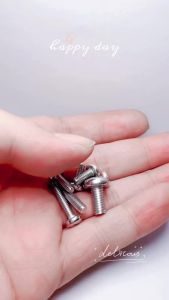10-100Pcs M2 M2.5 M3 M4 M5 M6 M8 DIN7985 GB818 304 Stainless Steel Cross Recessed Pan Head Screw Phillips TV Computer Bolts 