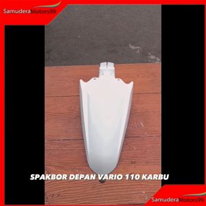 SPAKBOR DEPAN VARIO LAMA 110 KARBU PUTIH / SLEBOR DEPAN VARIO 110 KARBU