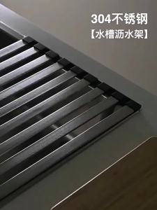 Roll Up Dish Drying Rack Foldable Kitchen Sink Fruit Vegetable Dish Holder Stainless Steel Over Sink Sponge Rag Drying Rack