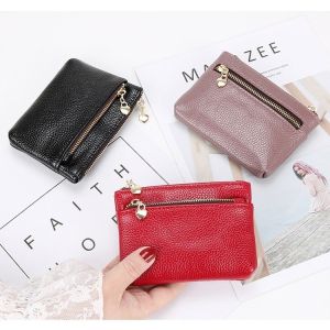 Fashion Women Wallet Soft PU Leather Mini Coin Purse Zipper Pouch Card Holder Wallet