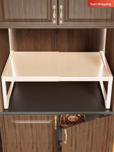 Adjustable Carbon Steel Shelf Organizer