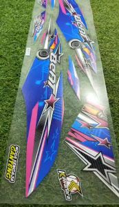 Striping Lis Beat Fi 2012 Sampai 2015 Bahan Bening Transparan Sticker