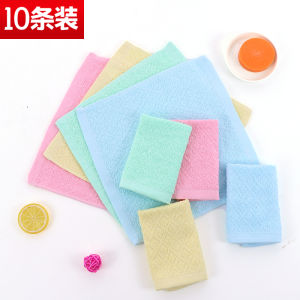 Pure Cotton Soft Towels for Kids Face Wash Hand Dry Mouth Saliva Wipe 5-10 Packs Baby Soft Square Towels for Home Use