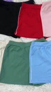 Quần short nữ lai ngang phối viền nhí quần đùi thun nữ