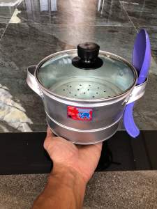 DANDANG KUKUS NASI MINI 18cm ALUMUNI TEBAL