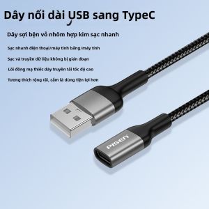 PISEN | Đầu Chuyển Type-C sang USB Nạp Nhanh Mở Rộng 60W 5A