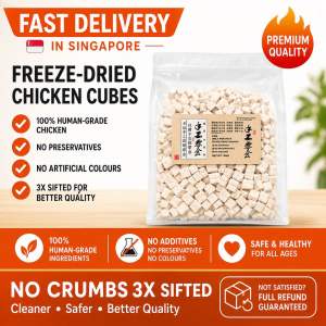 Freeze Dried Chicken Breast Treats for Cats & Dogs | 100% Chicken | High Protein Pet Snacks