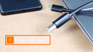 Jasoz Type-C to Printer Cable 2.0 C Male to Type B Male forType C Printer Scanner Cord and More