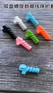 MYX Store 2IN1 PELINDUNG UJUNG KABEL CHARGER SPIRAL 2 IN 1 / CABLE PROTECTOR GURITA SUCKER KARET ANTI PATAH