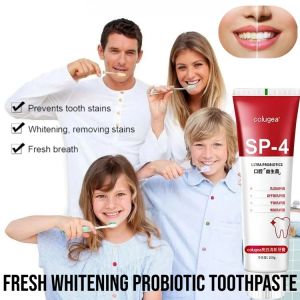 Fresh Whitening Probiotic Toothpaste Fresh Breath Toothpaste Deep Clean Antibacterial Removes Bad Breath
