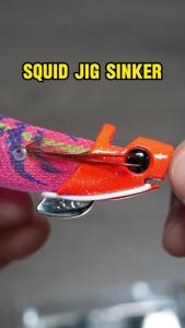 Kingdom Squid Jig Sinker 7g 10g 15g 20g Sinking Luminous EGI Sinker 2pcs per Pack Octopus Cuttlefish Fishing Accessories