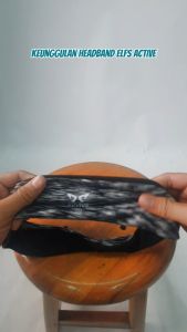 Elfs Active Quick Dry Head Band | Ikat Kepala Running Olahraga