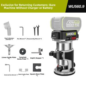 Worx | Cordless Brushless Edge Trimming Machine Wood Plastic Board Grooving Tool