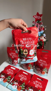 10pcs Christmas Resealable Loot Bags - Get ready to make your holidays extra special with these charming candy bags!
