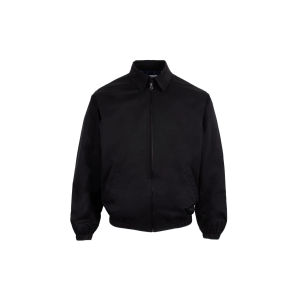 Harringtion Khaki Workwear Collared Jacket Mens American Retro Casual Commute Versatile Solid Color Outerwear Top
