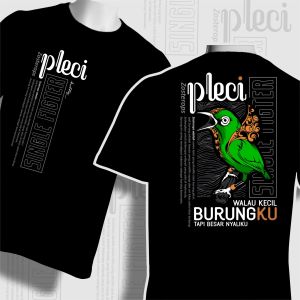 Kaos Burung Kicau Pleci