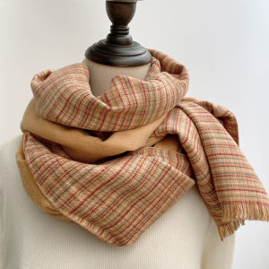 Lagur | Versatile Simple Scarf for Couples Double-Sided Beige