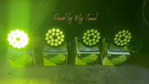 Big Dipper LPC 1818 18watts Led Par Can Night Club Light Party Light Disco 6-in-1 Par Light RGB Lime+Amber+UV