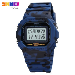 SKMEI 1628 Men Sport Watch LED Backlight Digital Wristwatches for Men 50m Waterproof