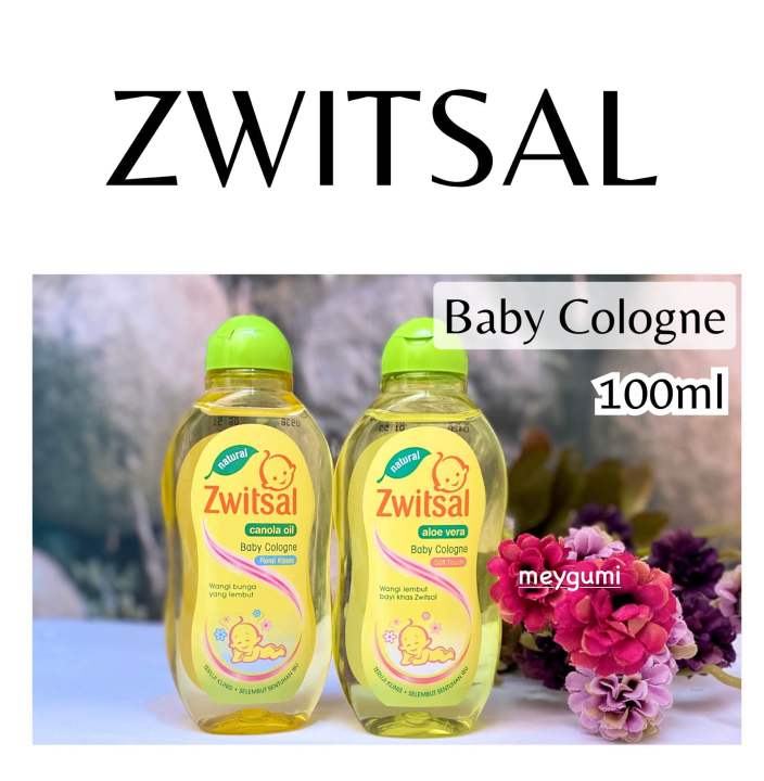 ZWITSAL Baby Cologne 100ml parfum bayi aman Aloe Vera Canola Oil