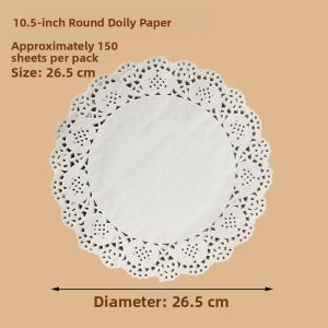 MEISITEKEKE | Oily Food Absorbing Rectangle Doily Paper