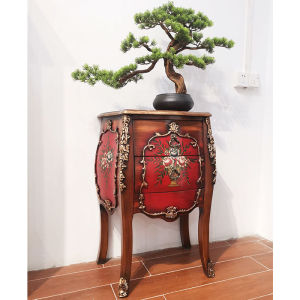 American Style Vintage Solid Wood Hall Storage Sofa Side Table Small Corner Table TV Cabinet Side Table Small Cabinet
