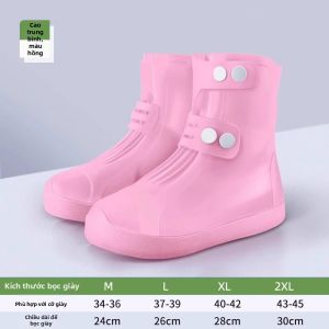 ZHENGYU | Bao Giày Chống Nước Không Trơn Có Độ Dày Phù Hợp Nam Nữ