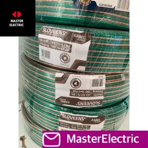 KABEL SERABUT TRANSPARAN 2x50 100 YARD KABEL AUDIO KABEL LISTRIK