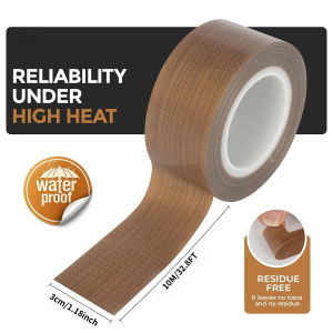 Teflon Tape Used for Vacuum Sealing Machines Manual Pulse Sealing Machines Insulated PTFE Coated Glass Fiber Tape