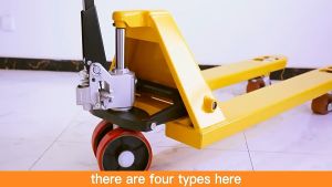 Manual Hydraulic Pallet Truck Jack with Nylon Wheel Dual Pressure Control & Optional Weight Capacity 2000kg or 3000kg