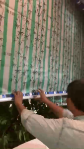 Trọn bộ bạt cuốn/bạt thả lò xo tự hãm bạt cuốn che ban công (khách tự lắp đặt)